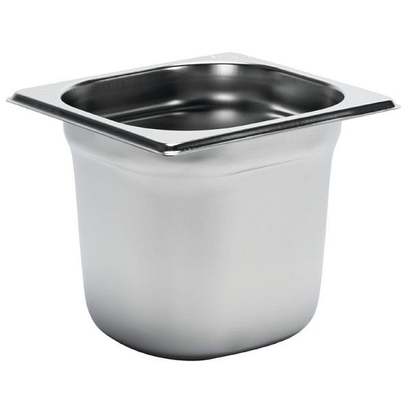 Gastro M Edelstahl GN-Behälter 15cm GN1/6, verstärkte Kanten, GR704