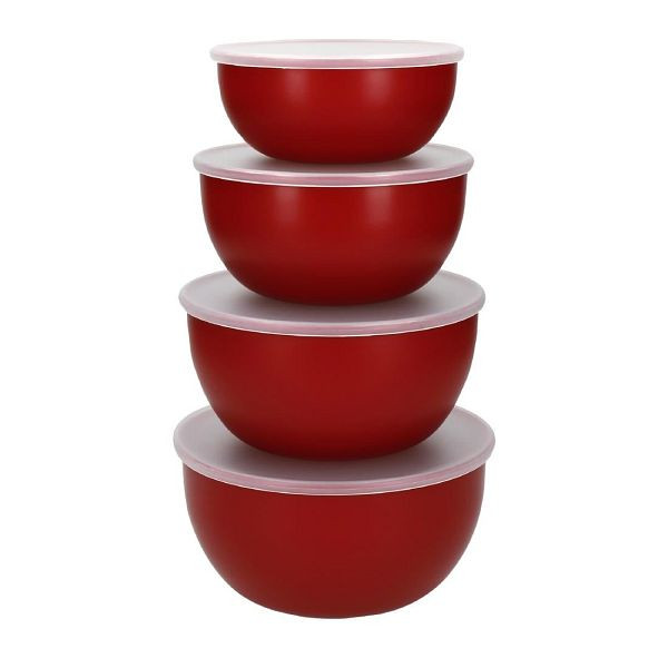 KitchenAid Vorbereitungs-Schüsseln mit Deckeln Empire Rot, DX311