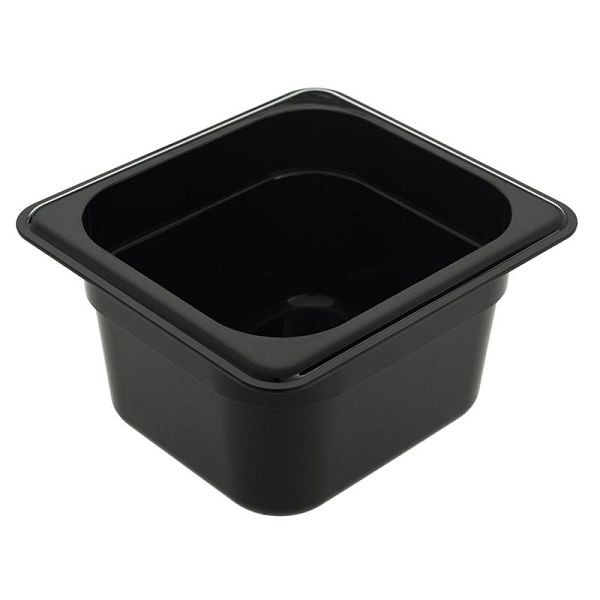 ALLPAX Behälter aus Polycarbonat GN 1/6 Höhe 100 mm schwarz, 10024416