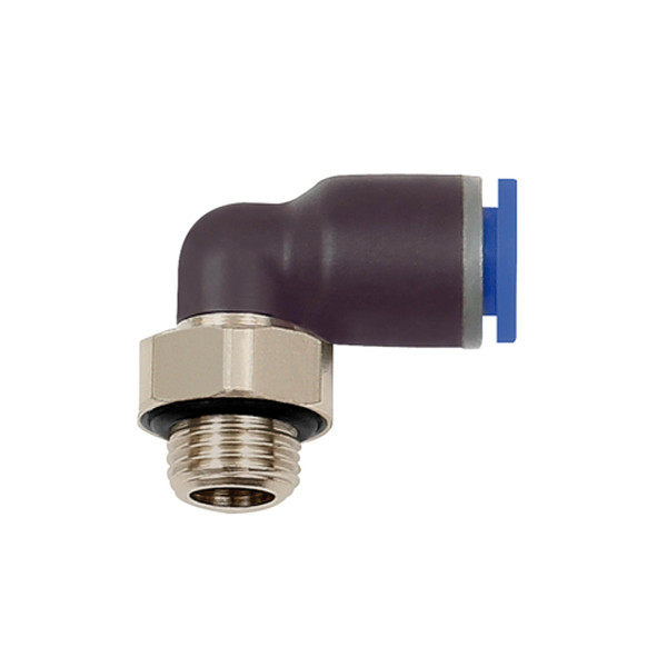 Riegler L-Steckverschraubung »Blaue Serie«, drehbar, G 3/8 außen, Ø 14 mm, 135638