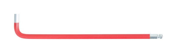 KS Tools Innen6kant-Winkelstiftschlüssel mit Kugelkopf, extra lang 6mm, 151.4667