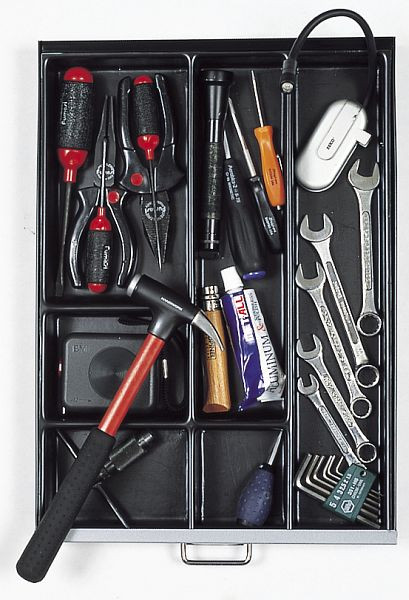 Bisley MultiDrawer Schreibwareneinsatz A3 für A3 Schubladen, Kunststoff, PIT450P1800