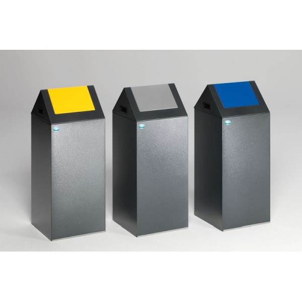 STEIN HGS Wertstoffsammelgerät WSG 55 S, selbstlöschend, Antiksilber, Antiksilber, silber, 82058.0003