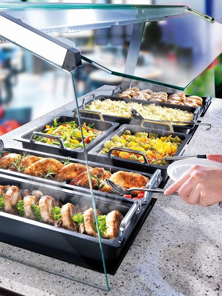 Scholl Hold-Line BH/HO/IN für GN-Schalen1600 W Induktions-Warmhaltegerät, Z0672