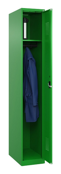 C+P Spind Evolo PLUS, 1 Abteil, 1850x300x500mm, 6037/6037, Verschluss Zylinderschloss, Ablageböden 1, 049000-10 S10053