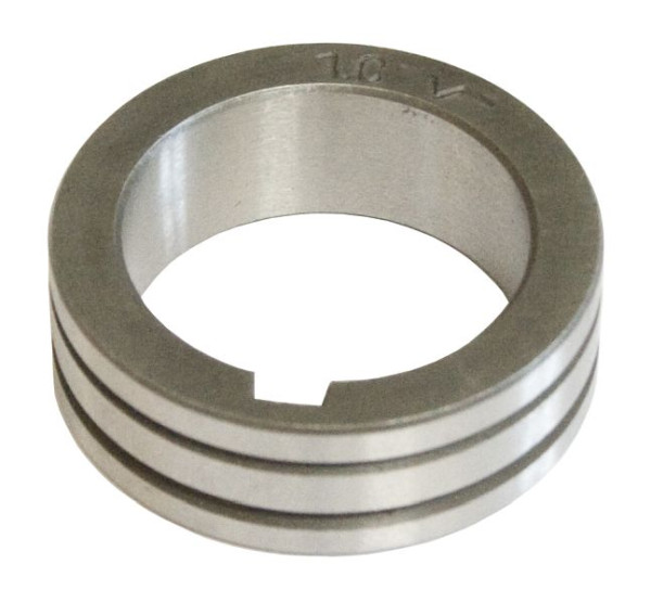 ELMAG Vorschubrolle 1,2/1,6 mm, DMS250-400, PM272/302/301 (Außen-Ø 30mm/Innen-Ø 22mm, 10mm breit) für Alu, HA'HALBRUNDNUT', 54726