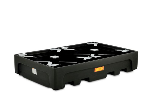 Cemo IBC-Auffangwanne 1100/2-PE mit Stützkreuz, 10940, 4052886369883