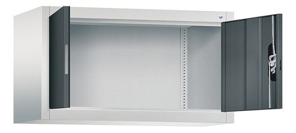C+P Aufsatzschrank Acurado, H500xB930xT400mm, Farbe: Lichtgrau / Anthrazitgrau, Muldengriff, 9264-000 S10224