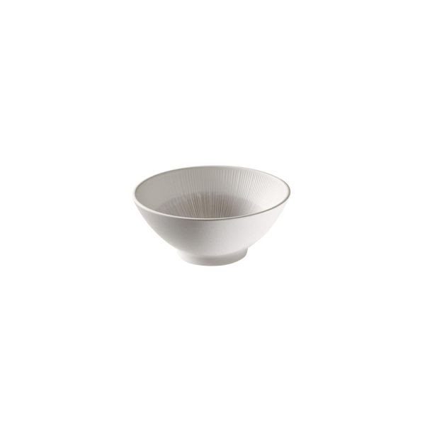 APS Schale -BLUSH- Ø 16 cm, H: 6,5 cm, 0,5 Liter, Melamin Weiß/Beige, 85508
