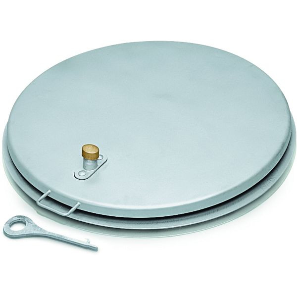 ZARGES Brunnenabdeckung, rund, Edelstahl V2A (1.4301), 625 mm, 47159