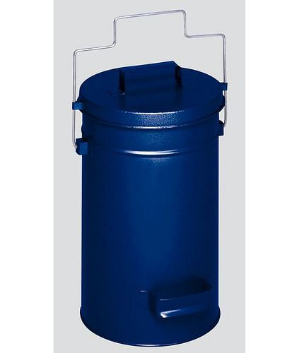 DENIOS Sicherheitsbehälter mit Deckel, blau, 15 Liter Volumen, 284066