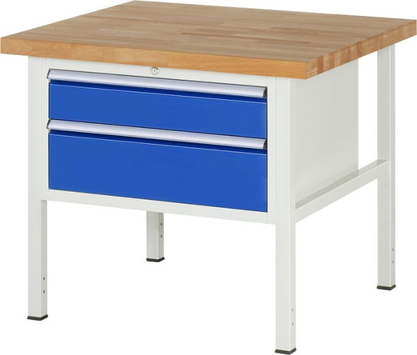 RAU Werkbank Serie 8000 - Modell 8233, B1000 x T900 x H840 mm, 13-8233A2-109B4S.11