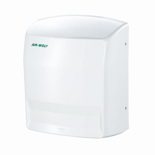 Air Wolf Händetrockner, Serie A, H x B x T: 302 x 253 x 152 mm, ABS-Kunststoff weiß, 10-072