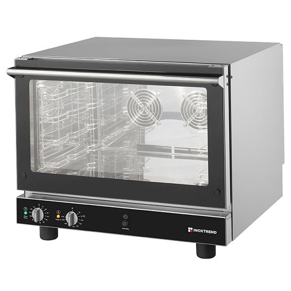 Inoxtrend Elektro-Heißluftofen 4x GN 1/1 oder 600x400mm, 400V / 4,9kW, 102.114