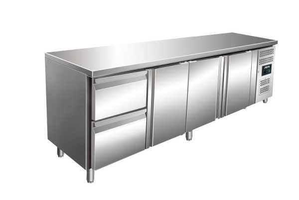 Saro Kühltisch inkl. 2er Schubladenset Modell KYLJA 4110 TN, 323-10721