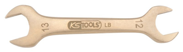 KS Tools BRONZEplus Blech-Doppel-Maulschlüssel 3x3,5 mm, 963.7132