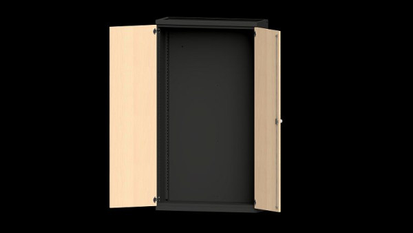 ANKE Werkbänke Schwerlastschrank, Modell 100 VH, 1085 x 400 x 1950 mm, RAL 7016/Buche Dekor, 620.049