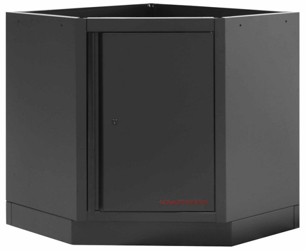 Kraftwerk MOBILIO BLACK EDITION Eck-Unterschrank, 1-türig, 3964-16-BLK