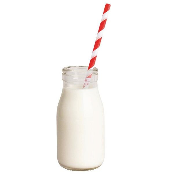 Olympia Milchflaschen 20cl, VE: 12 Stück, Glas, für alkoholfreie Getränke und Cocktails, CL141