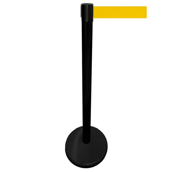 Stein HGS Personenleitsystem -P-LINE Future-, Metall/ schwarz, signalgelb, mit magnetischem Gurtendstück, 12796-1204