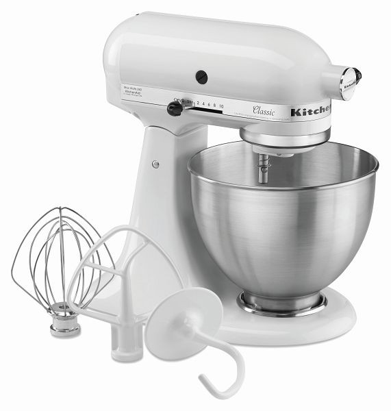 KitchenAid Küchenmaschine 5K45SSEWH, weiß, 4,28L, A150067