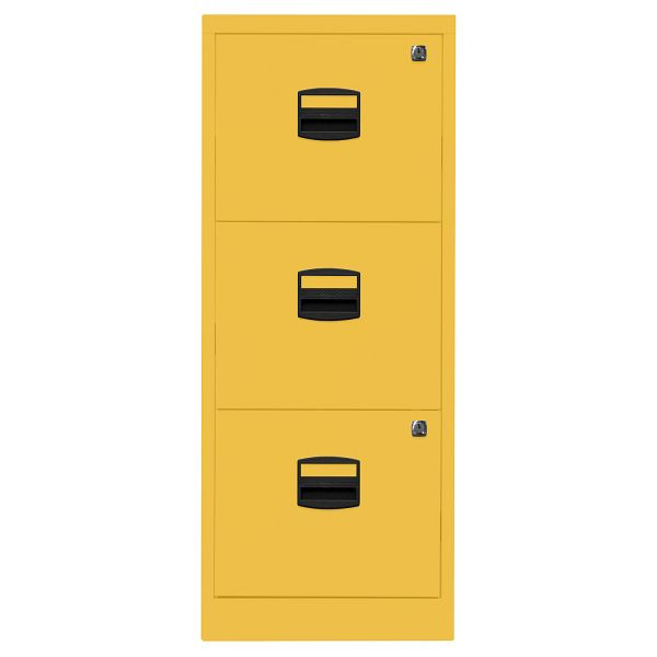 Bisley Home Hängeregistraturschrank PFA, 3 HR-Schubladen, 642 sunflower, PFA3F642