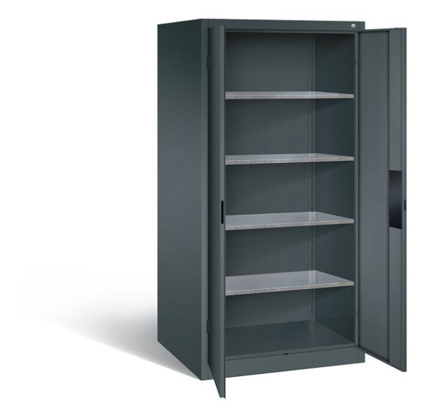 C+P Werkzeugschrank Acurado, H1950xB930xT800mm, Farbe: Anthrazitgrau, Muldengriff, 8924-052 S10124