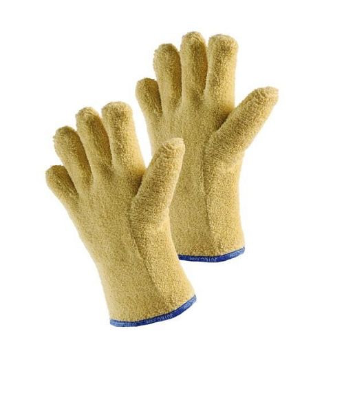 Jutec 5-Fingerhandschuh Aramidschlinge 500°C schnittfest, gelb 30 cm, H115B130-KVS