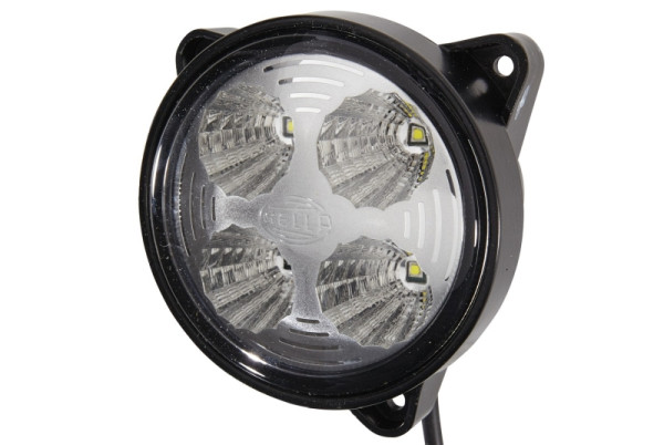 HELLA LED-Arbeitsscheinwerfer, Modul 70 Gen. III, 24/12V, 800lm, Einbau/Schraubanschluss, 3-Punkt Befestigung, Nahfeldausleuchtung, 1500mm, 1G0 996 376-141