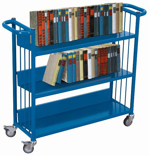 VARIOfit Büchertransportwagen, Außenmaße: 1.085 x 300 x 900 mm (BxTxH), sw-300.000