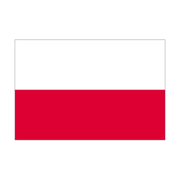 Stein HGS Landesflagge Thüringen (ohne Wappen), 100 x 150 cm (Querformat), mit Seil und Schlaufe, FlagTop 160 g/m², für Fahnenmasten 6 m, ohne Hohlsaum, 26663