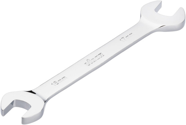 VIGOR Doppel-Maulschlüssel, Außen Sechskant Profil, SW 16 x 17 mm, V7730-16X17