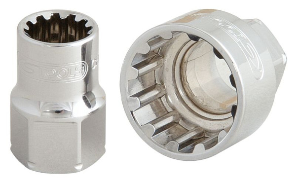 KS Tools 19mm TRIPLEplus Durchgangs-Stecknuss, 12mm, 916.4062