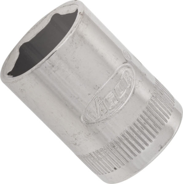 VIGOR Steckschlüsseleinsatz, Vierkant hohl 6,3 mm (1/4 Zoll), Außen-Sechskant Profil, 13 mm, V2425N