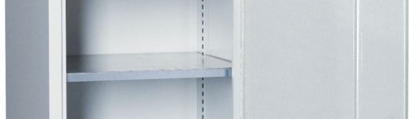 KLW Fachboden Stahlblech, verzinkt B938xT392xH30mm inkl. 4 Träger, Tragkraft 80 kg, für Aktenschrank 7FN-LFxxx, B950xT430mm, FB30Z00-938-392-080