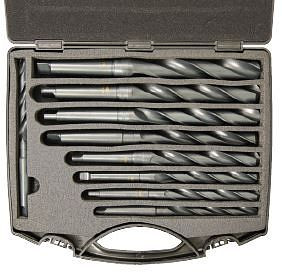 ELMAG HSS-Bohrerkassette MK 2 / MK 3, 9teilig, 14, 5 - 30 mm MK2: 14, 5/16/18/20/22mm MK3: 24/26/28/30mm, 82032