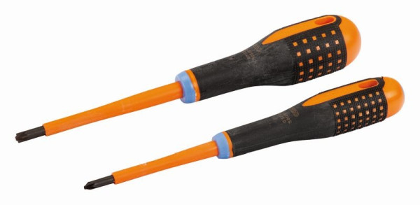 Bahco Ergo™-Schraubendreher-Satz, isoliert, 2-teilig, zur Anwendung in elektrischen Klemmleisten & Klemmen, BE-9890S