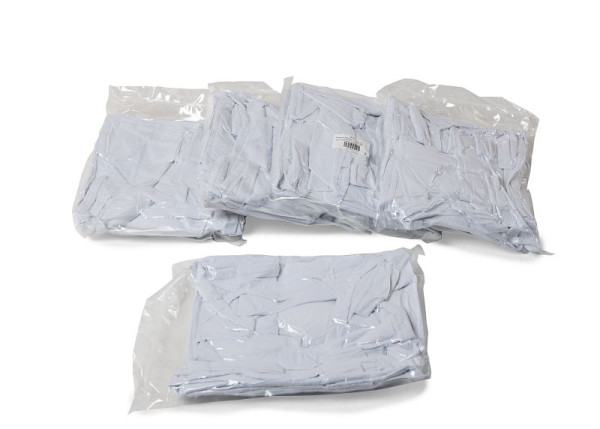 DENIOS Sandsäcke, gefüllt mit Wasser-absorbierendem Granulat, mit Griffen, weiß, Set, VE: 20 Stück, 321332