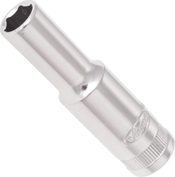 VIGOR Steckschlüsseleinsatz, lang, Vierkant hohl 10 mm (3/8 Zoll), Außen-Sechskant Profil, 9 mm, V2017N