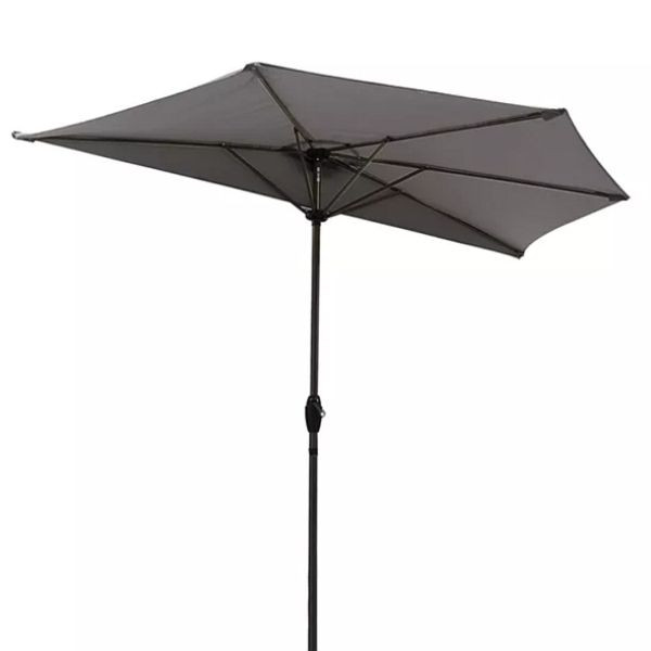 Sekey 270cm Halb-Sonnenschirm, UV50+, Farbe: grau, 39927074