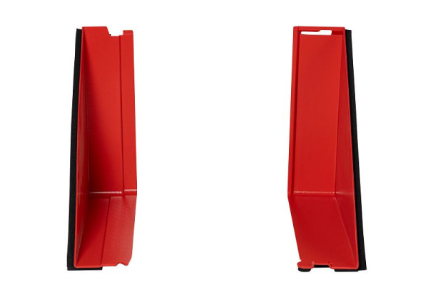 DENIOS Mobile Hochwasserbarriere, 50 cm hoch, Endstücke, VE: 1 Paar, 321317