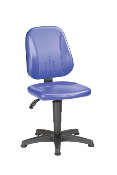bimos Unitec mit Gleiter und Kunstleder blau, Sitzhöhe 440-620 mm, 9650-0562
