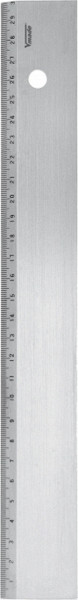 Vogel Germany Arbeitsmaßstab mit Fase, mit mm-Teilung, 500 mm, 1794300050