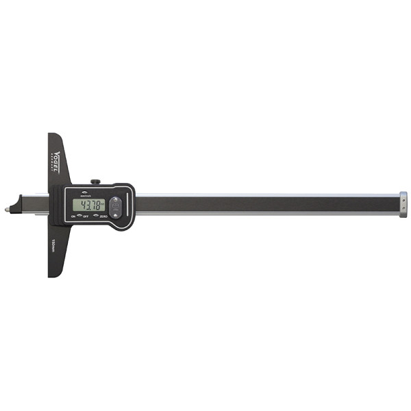 Vogel Germany Elektronik Digital-Tiefen-Messschieber, 300 mm / 12 inch, ALU, 220880