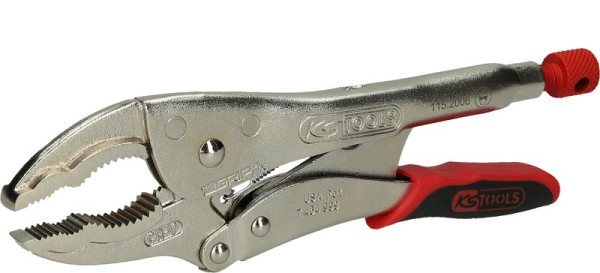 KS Tools Großmaul-Gripzange mit Easy-Release, 65mm, Länge 230mm, 115.2006