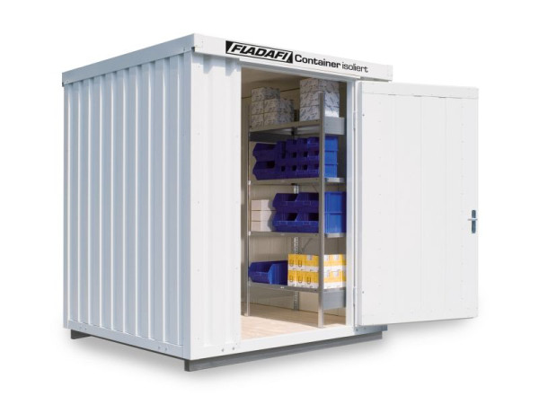 FLADAFI Materialcontainer IC 1200, isoliert, mit isoliertem Boden, 2.100 x 2.170 x 2.500 mm, F2221210101