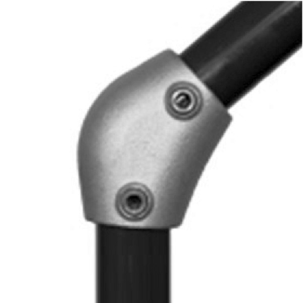 Stein HGS Bogen verstellbar 15°-60°, aus Temperguss, Rohr Ø 34 mm, VE: 10 Stück, 62513.0001