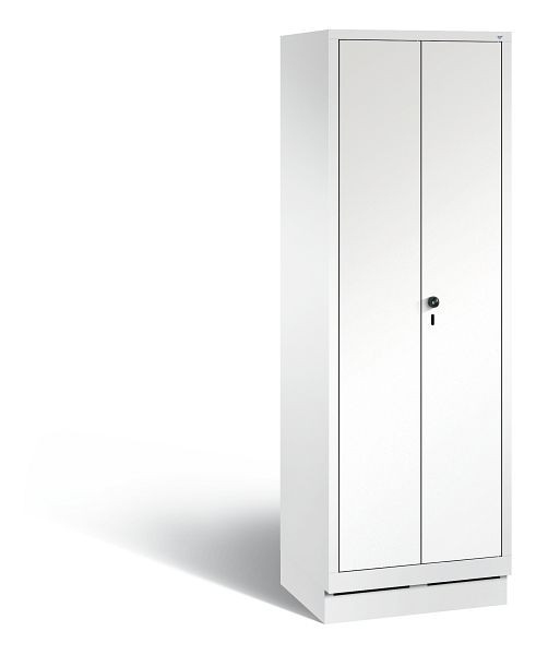 C+P Spind Evolo, 2 Abteile, H1800xB610xT500 mm, Weiß/MDF Weiß, 48222-20B S10228