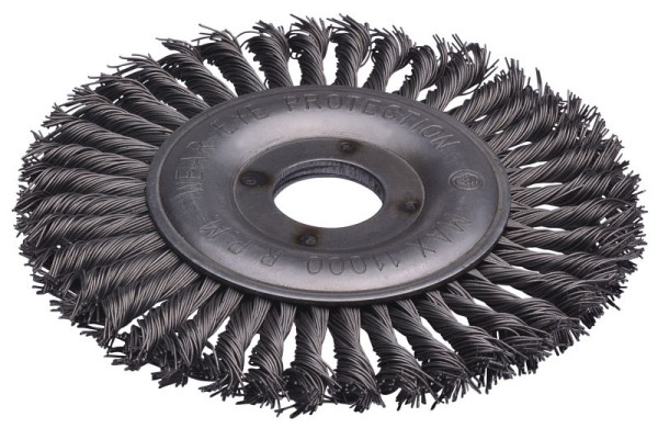 SW-Stahl Scheibenbürste, gezopft, ø 125 mm, 63355SB, 4033592136815