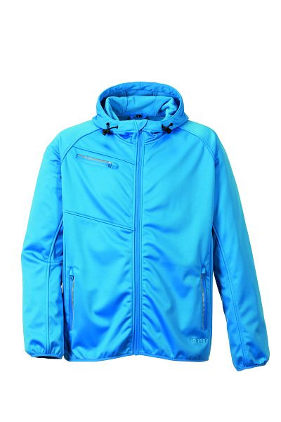 Planam Outdoor Fog Softshelljacke, blau, Größe 4XL, 3763068